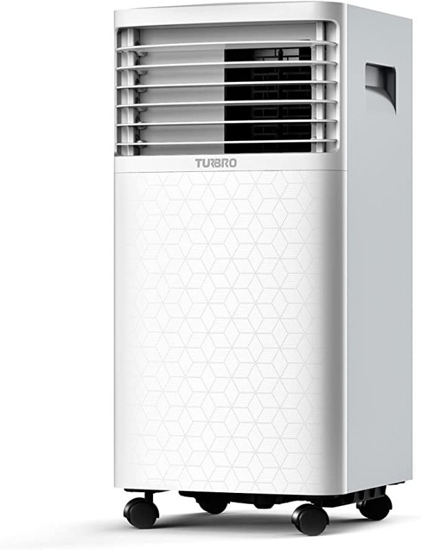 Photo 1 of (missing attachments, damaged frame) TURBRO Greenland 10,000 BTU Portable Air Conditioner, Dehumidifier and Fan, 3-in-1 Floor AC Unit for Rooms up to 400 Sq Ft, Sleep Mode, Timer, Remote Included (6,000 BTU SACC)