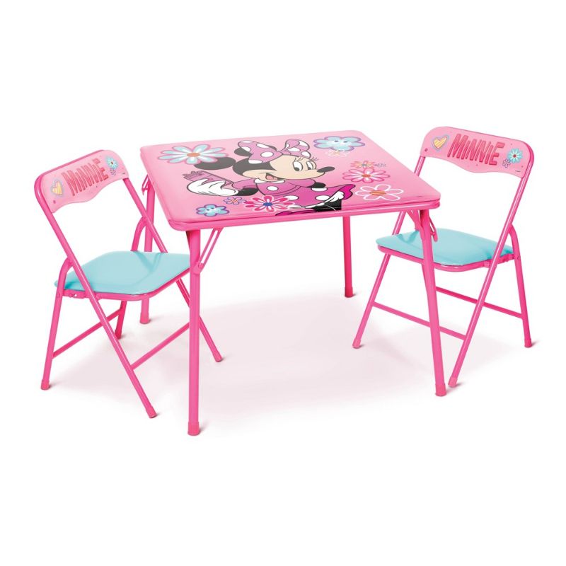 Photo 1 of Disney Minnie Mouse Activity Table Set with 2 Kids' Chairs