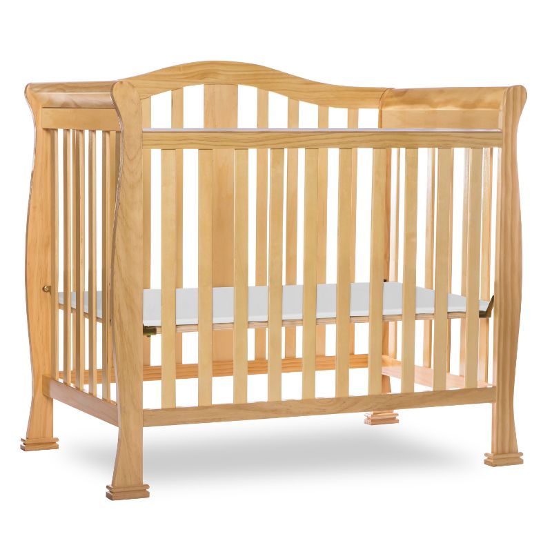 Photo 1 of Dream on Me Naples 4-in-1 Convertible Mini Crib Natural
