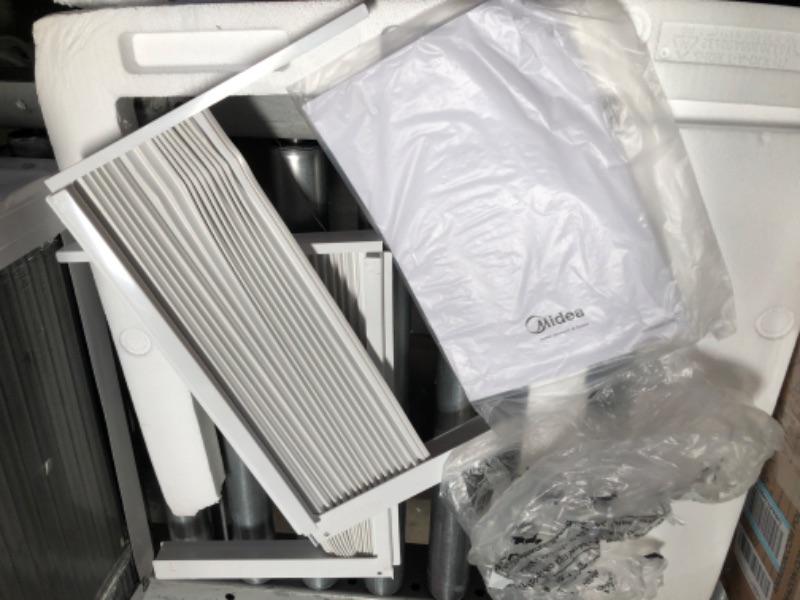 Photo 1 of (DENTED; DAMAGED FRONT PANEL )Frigidaire Connected Window-Mounted Room Air Conditioner, 12,000 BTU, in White
