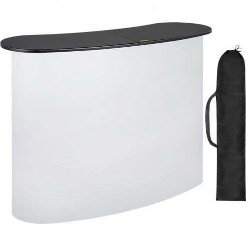 Photo 1 of (DAMAGED TABLE EDGES) Pop Up Trade Show Display Counter Promotion Podium Table Stand
