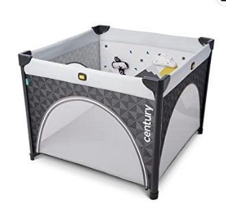 Photo 1 of Century Play On 2-in-1 Playard and Activity Center, Playpen Includes Soft Toys and Zippered Door, Metro
