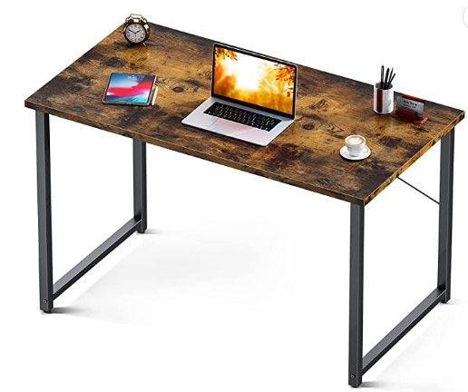 Photo 1 of Coleshome Computer Desk 39", Modern Simple Style Desk for Home Office, Sturdy Writing Desk, Vintage
