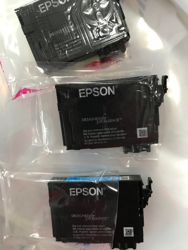 Photo 3 of Epson 212 C/M/Y 3pk Ink Cartridges - Cyan Magenta Yellow (T212520-CP)** PREVIOUSLY OPENED***

