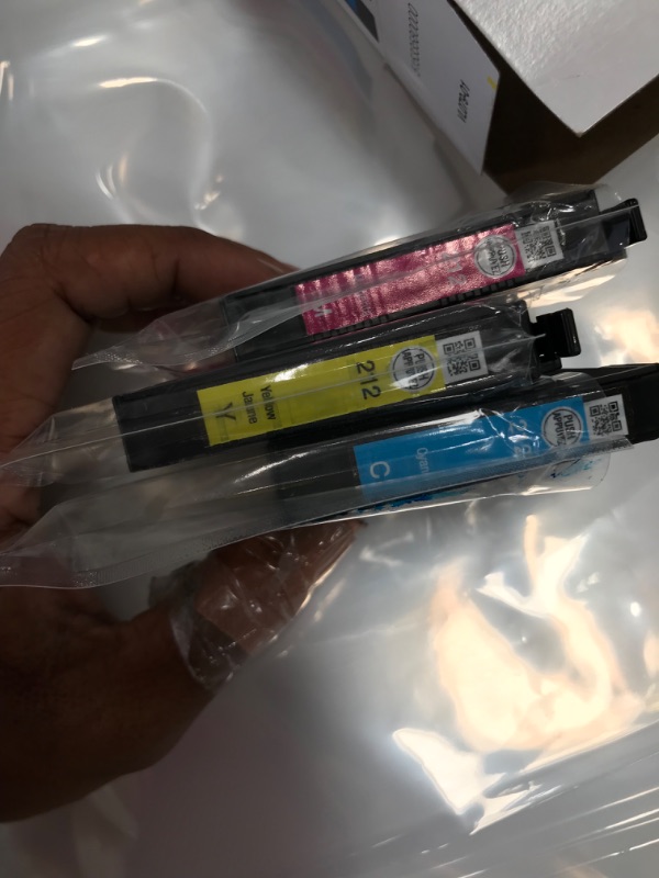 Photo 2 of Epson 212 C/M/Y 3pk Ink Cartridges - Cyan Magenta Yellow (T212520-CP)** PREVIOUSLY OPENED***

