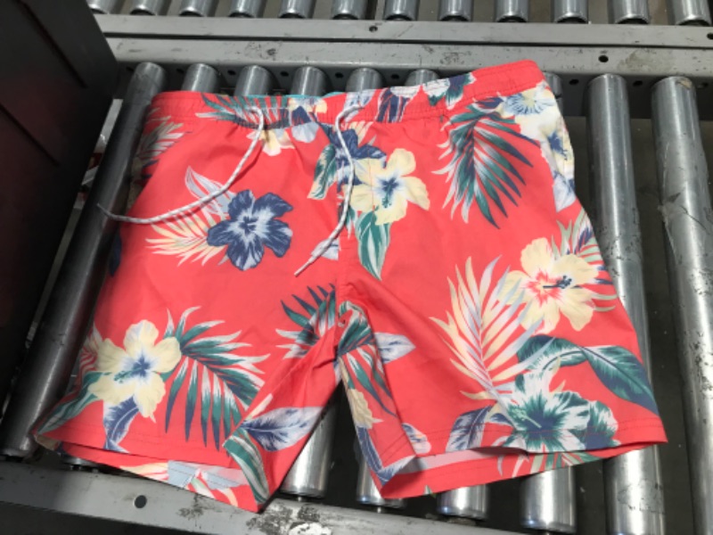 Photo 2 of Men's 7" Tropical Garden Swim Trunks - Goodfellow & Co™ Red
SIZE XL