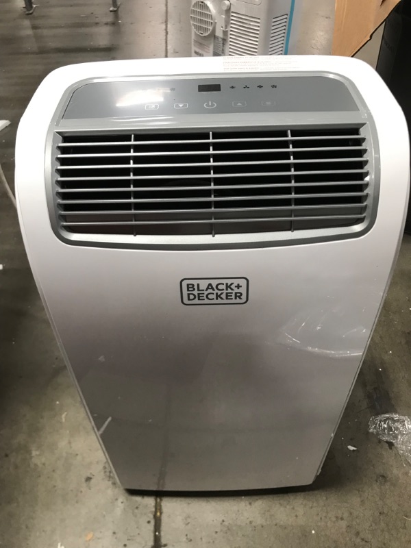 Photo 8 of BLACK+DECKER 8,000 BTU Portable Air Conditioner with Remote Control, White
