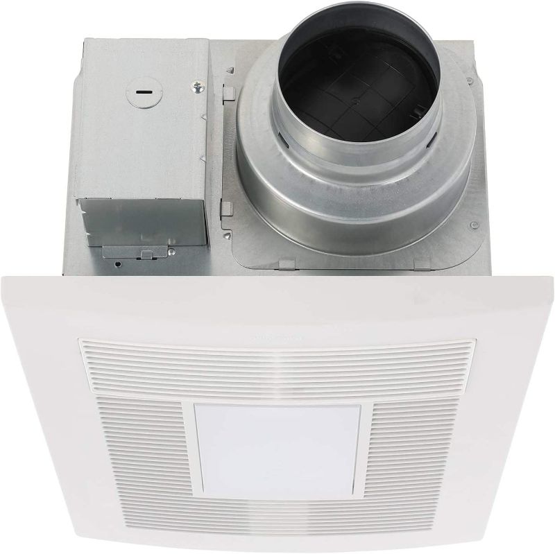 Photo 1 of Panasonic FV-0511VHL1 WhisperWarm DC Bathroom Fan with Light and Heater, 50-80-110 CFM
