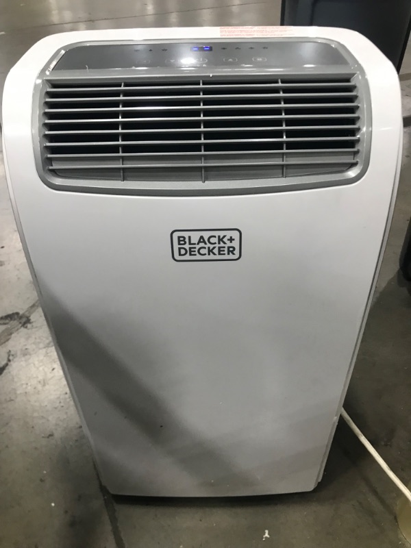 Photo 1 of BLACK+DECKER 10,000 BTU Portable Air Conditioner with Remote Control, White
