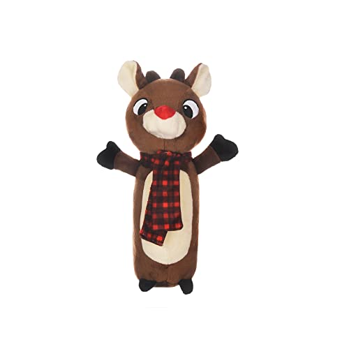 Photo 1 of 2 Sets of Rudolph the Red Nose Reindeer Toys for Dogs | 12 Inch Long Dog Toy, Plush Dog Chew Toy