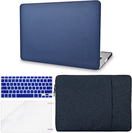 Photo 1 of KECC Compatible with MacBook Air 13 inch Case 2022 2021 2020 A2337 M1 A2179 Touch ID Plastic Hard Shell + Keyboard Cover + Sleeve + Screen Protector + Dust Cloth (Lavender Grey)