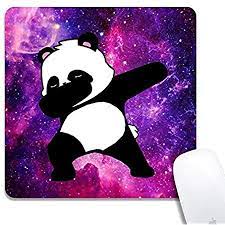 Photo 1 of 3 Varsamp Mouse Pad Design Premium-Textured Mouse Mat Stitched Edges Optimized for Precision Non-Slip Rubber Base Mouse Pad for Gamer PC Computers Laptop Gaming Office & Home (Dance Panda)