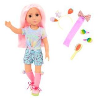 Photo 1 of 2 Glitter Girls Poseable Doll with Colored Hair & Accessories - Nixie
