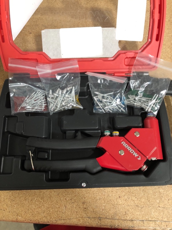 Photo 2 of Arrow RT187SHK 1-Handed Swivel Riveter Kit