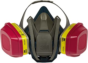 Photo 1 of 3M OV/AG P100 Pro Multi-Purpose Reusable Respirator with Quick Latch, Size Medium