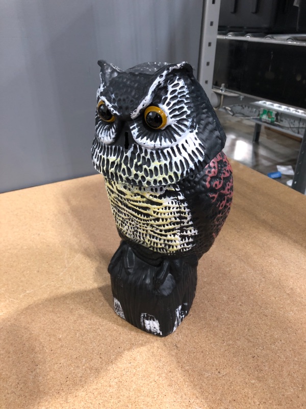 Photo 2 of 14 in. H Defense Garden Owl