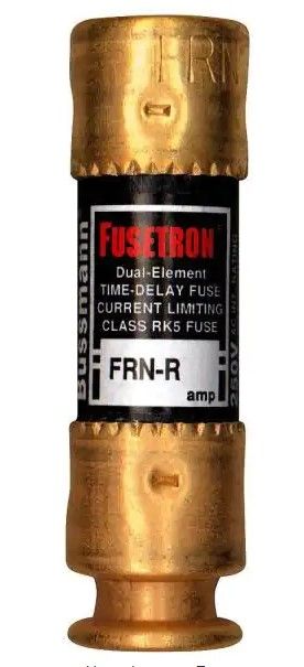 Photo 1 of Cooper Bussmann
FRN Series 40 Amp Brass Time-Delay Cartridge Fuses (2-Pack)