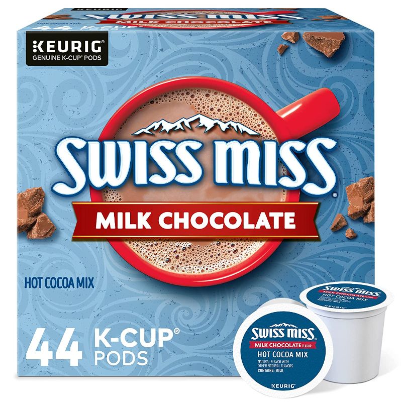 Photo 1 of (BB JUN 11 23) Swiss Miss Milk Chocolate Hot Cocoa, Keurig Single-Serve K-Cup Pods, 44 Count
