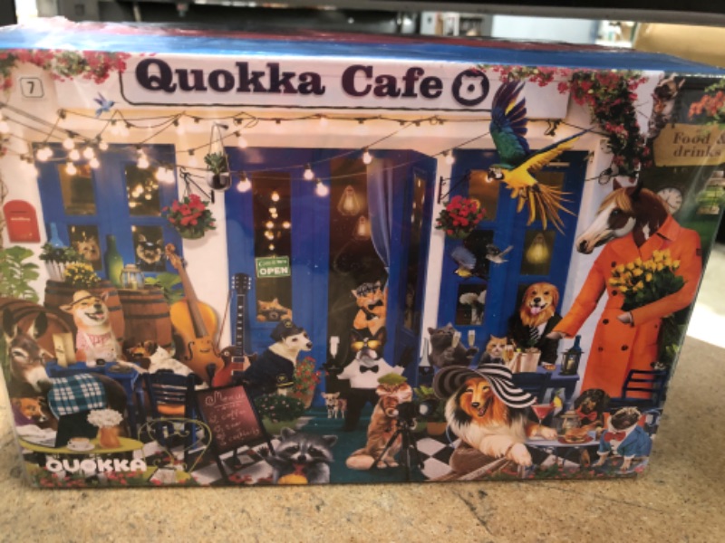 Photo 2 of 1000 Piece Jigsaw Puzzles for Adults - Set of 3 Puzzles for Men and Women by QUOKKA - Funny Animals for Kids Ages 8-12 and Up - Colourful Game with Cats Dogs Pets for Family
