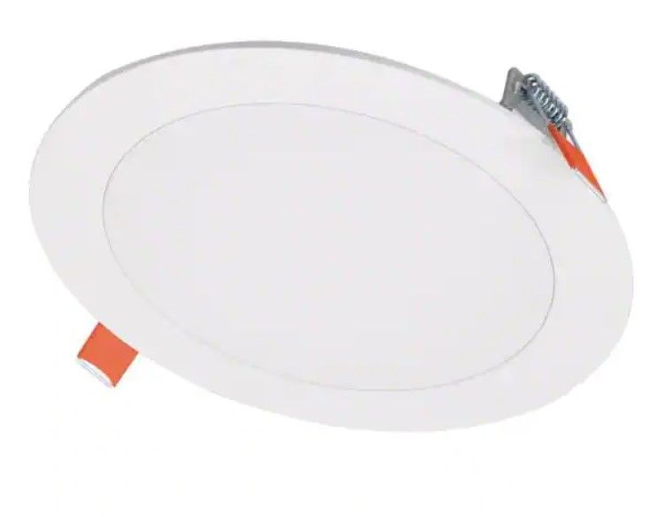 Photo 1 of ***Pack of 2*** HLBSL 6 in. Color Selectable New Construction or Remodel Canless Recessed Integrated LED Kit