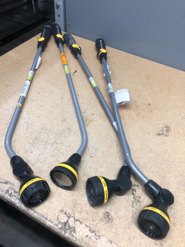 Photo 1 of 3 Sets of 33 in. 8-Pattern Watering Wand & a Melnor 33" Shower Head Watering Wand