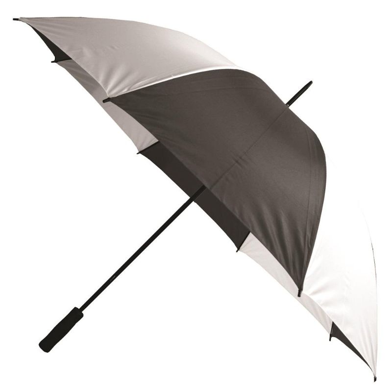 Photo 1 of 2 Sets of Firm Grip 60-Inch Golf Umbrella in Black & White