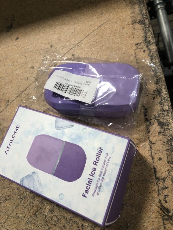 Photo 1 of Atalone Ice Mold for Face, Eyes and Neck, Brighten Skin & Enhance Your Natural Glow, Reusable Facial Treatment, Facial Ice to Tighten & Tone Skin & De-Puff The Eye Area, Cryotherapy for Face Ice (Purple)
