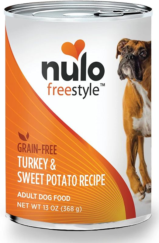 Photo 1 of (BB SEP 27 24) Nulo Adult & Puppy Grain Free Canned Wet Dog Food (13 oz, Pack of 12)
