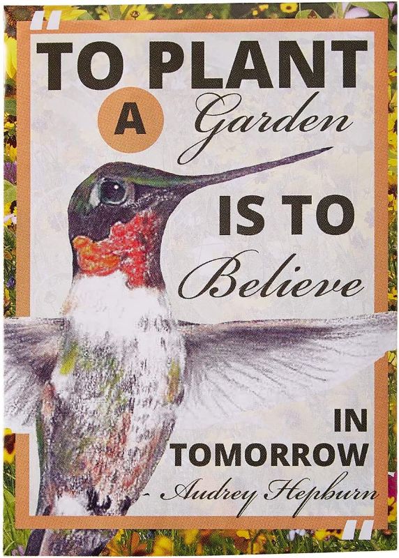 Photo 1 of American Meadows Wildflower Seed Packets ''Believe in Tomorrow'' Party Favors for Guests (Pack of 20) - Wildflower Seed Mix, Plant Year-Round, Great Gift for Hostesses, Showers, Weddings, Thank You
