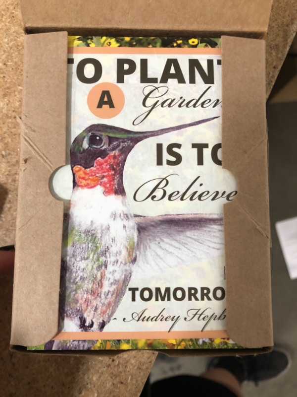 Photo 2 of American Meadows Wildflower Seed Packets ''Believe in Tomorrow'' Party Favors for Guests (Pack of 20) - Wildflower Seed Mix, Plant Year-Round, Great Gift for Hostesses, Showers, Weddings, Thank You
