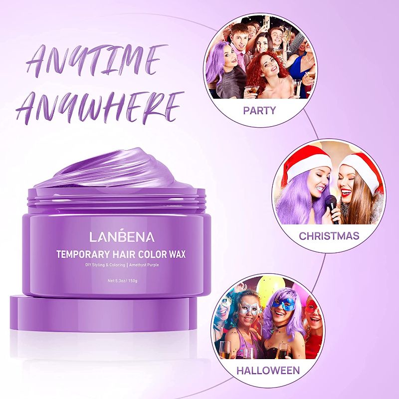 Photo 1 of Lanbena Flamingo Pink Hair Wax