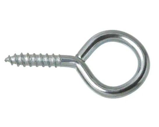 Photo 1 of ** SETS OF 12 **
3/8 in. x 4-7/8 in. Stainless Steel Screw Eye

