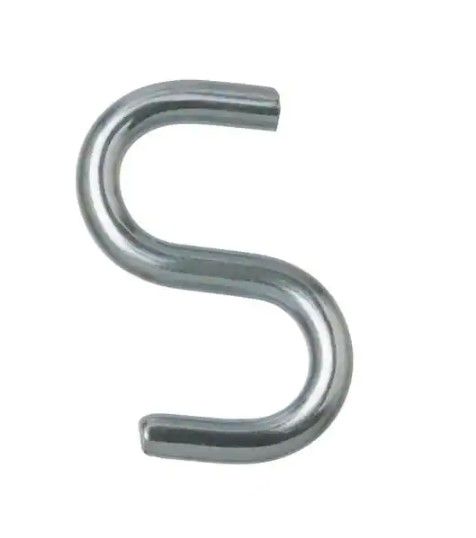 Photo 1 of ** SETS OF 5 **
1 in. Zinc-Plated S-Hook (100-Piece per Pack)
