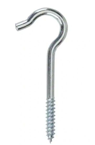 Photo 1 of ** SETS OF 5 **
#10 Zinc-Plated Steel Screw Hook (50-Piece per Pack)
