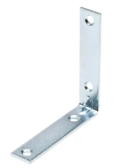 Photo 1 of 20pcks of 3 in. Zinc-Plated Corner Brace (4-Pack)
