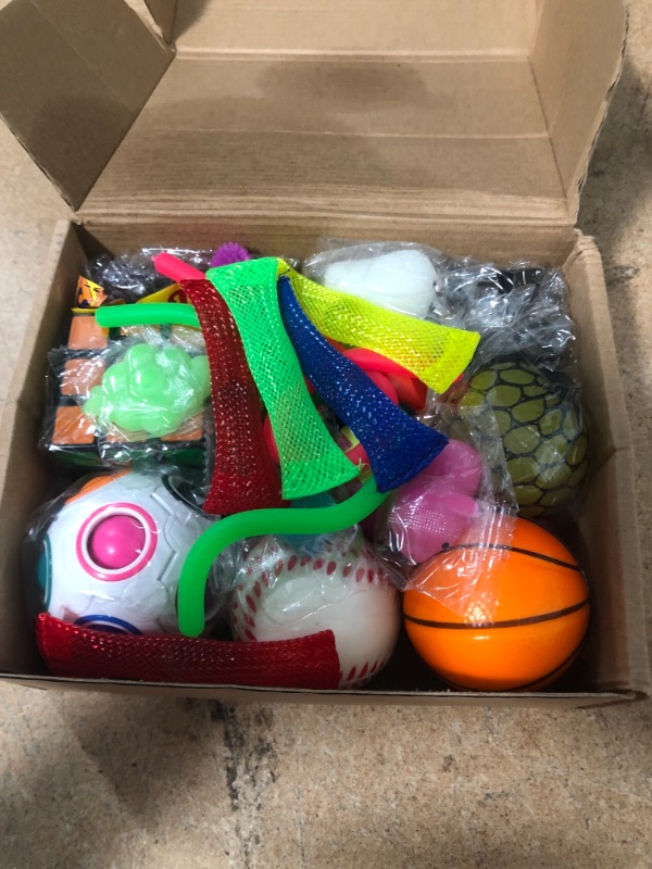 Photo 2 of 32 Pack Sensory Fidget Toys Set, Stress Relief Kits for Kids Adults, Gifts for Birthday Party Favors, Christmas Stocking Stuffers, School Classroom Rewards, Carnival Prizes, Pinata Goodie Bag Fillers
