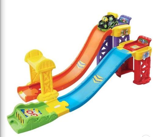 Photo 1 of 2-pack **VTech Go! Go! Smart Wheels 3-in-1 Launch and Play Raceway

