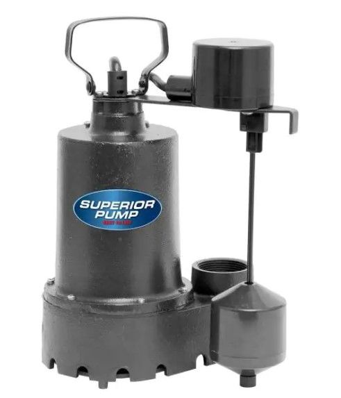 Photo 1 of 1/3 HP Submersible Cast Iron Sump Pump
