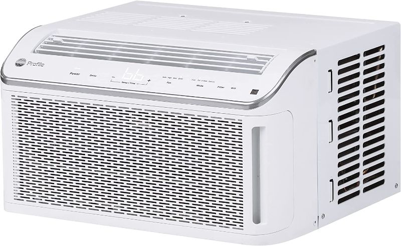 Photo 1 of **covered in some oil substance**
GE Profile Ultra Quiet Window Air Conditioner 8,100 BTU, WiFi Enabled Energy Efficient for Medium Rooms, Easy Installation with Included Kit, 8K Window AC Unit, Energy Star, White

