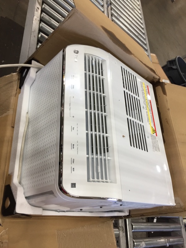 Photo 5 of **covered in some oil substance**
GE Profile Ultra Quiet Window Air Conditioner 8,100 BTU, WiFi Enabled Energy Efficient for Medium Rooms, Easy Installation with Included Kit, 8K Window AC Unit, Energy Star, White

