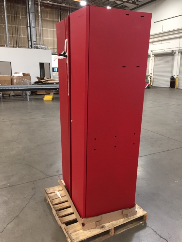 Photo 7 of **cabinet has small dents**keys attached to top drawer on right side**
Husky
Heavy Duty Welded 20-Gauge Steel Freestanding Garage Cabinet in Red (36 in. W x 81 in. H x 24 in. D)
