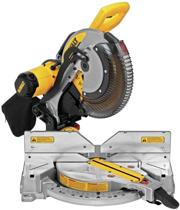 Photo 1 of DEWALT Miter Saw, 12-Inch, Double Bevel, Compound, XPS Cutline, 15-Amp (DWS716XPS)
