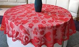 Photo 1 of Anditoy 5 Pack Valentines Tablecloth Decoration Set