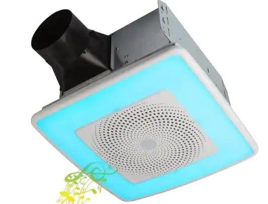 Photo 1 of Broan-NuTone
Sensonic Series 110 CFM Ceiling Bathroom Exhaust Fan with Speaker and Bluetooth Wireless Technology, Energy Star