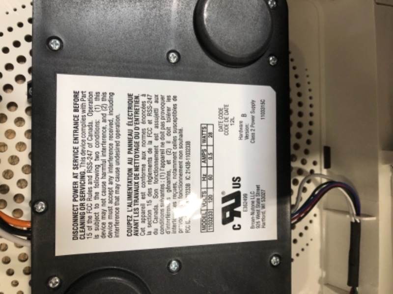 Photo 3 of Broan-NuTone
Sensonic Series 110 CFM Ceiling Bathroom Exhaust Fan with Speaker and Bluetooth Wireless Technology, Energy Star