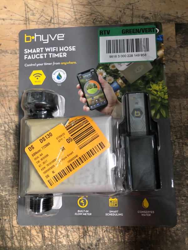 Photo 2 of Orbit
B-Hyve Smart Hose Faucet Irrigation Controller/Wi-Fi Hub