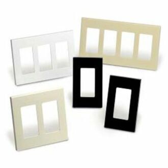 Photo 1 of Leviton 4 Socket Commercial Grade Midway Faceplate 3 pack 