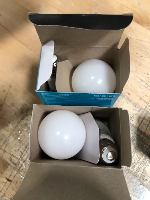 Photo 1 of EcoSmart 100-Watt Equivalent A19 Dimmable Energy Star LED Light Bulb Soft White (2-Pack)
