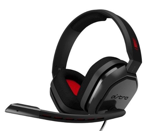 Photo 1 of Logitech ASTRO A10 - Micro-casque - Circum-aural - Filaire - Jack 3,5mm - Gris, Rouge
