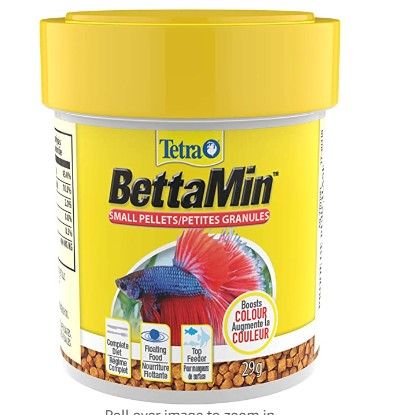 Photo 1 of (X10) Tetra Betta Small Pellets 1.02 Ounce, Complete Nutrition Plus Color Boost